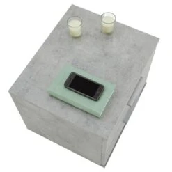 Nachttisch MAXIMA In Betonoptik Mit 2 Schubladen -Möbelhaus 95434 3 N