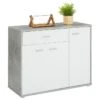 Schuhschrank DEUSTO In Betonoptik/weiß -Möbelhaus 95438 0 N1