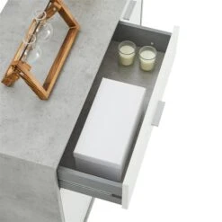 Schuhschrank DEUSTO In Betonoptik/weiß -Möbelhaus 95438 7 N