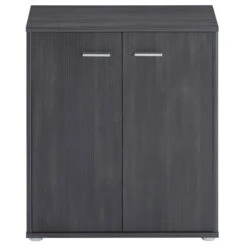 Schuhschrank LENNIS 2 Türen In Esche Grau -Möbelhaus 95449 1 N