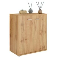 Schuhschrank LENNIS 2 Türen In Wotan Eiche