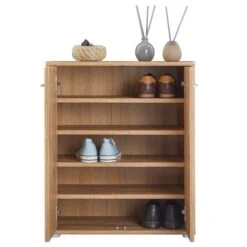 Schuhschrank LENNIS 2 Türen In Wotan Eiche -Möbelhaus 95452 3