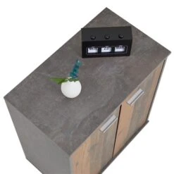 Schuhschrank LENNIS 2 Türen In Old Style/Beton Dunkel -Möbelhaus 95470 4