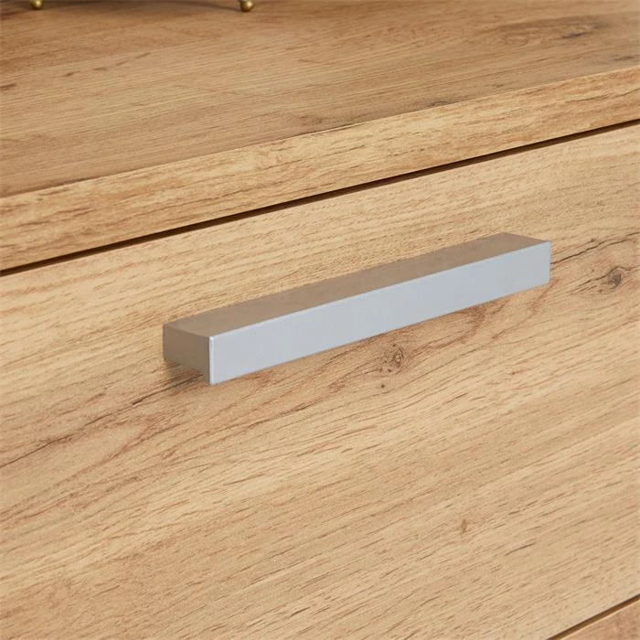 Nachttisch MARIELLA In Wotan Eiche Mit 3 Schubladen 7 Nachttisch MARIELLA In Wotan Eiche Mit 3 Schubladen – Bild 5