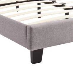 Polsterbett LEXINGTON 140x200 Cm, LED Beleuchtung, Stoff Grau -Möbelhaus 95534 3