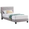 Polsterbett TUCSON 90x200 Cm, Stoff Grau -Möbelhaus 95540 0