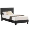 Polsterbett DESTINO 90x200 Cm, Kunstleder Schwarz -Möbelhaus 95546 0